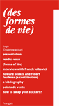 Mobile Screenshot of desformesdevie.org